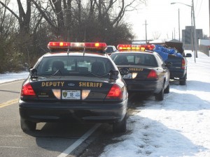 Traffic Stop - several cars